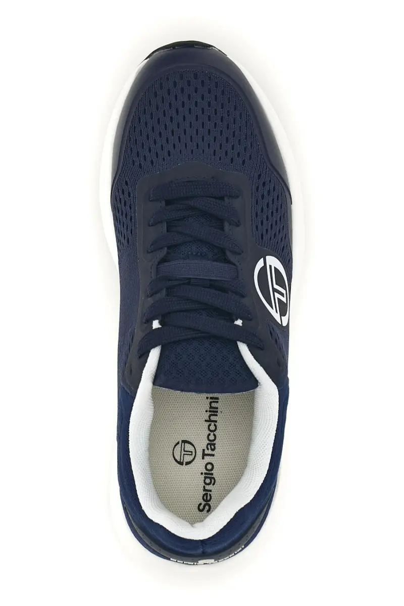 Sneakers blu in tessuto traspirante Sergio Tacchini Walter Mix [BLUE] miniatura 3