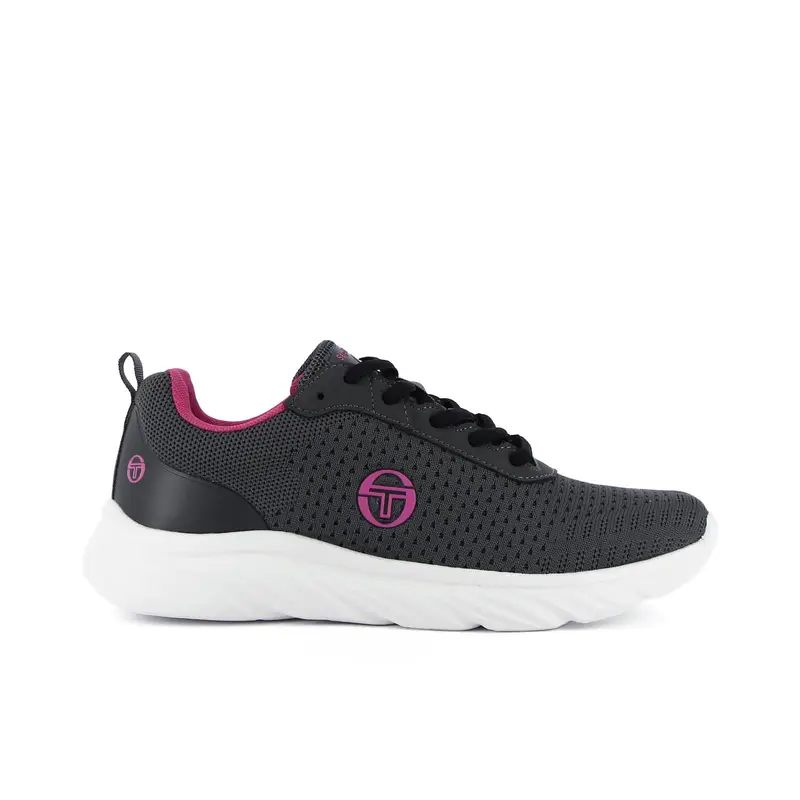 Sneakers donna grigie da running con logo