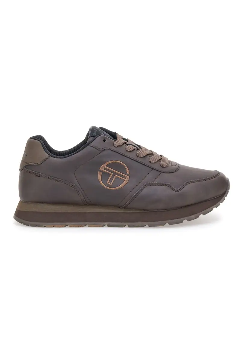 Sneakers marroni con logo laterale Sergio Tacchini Mile Nbx [MARRONE]