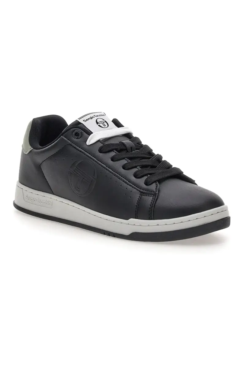Sneakers nere con logo grigio Sergio Tacchini STM524210 [NERO] miniatura 2
