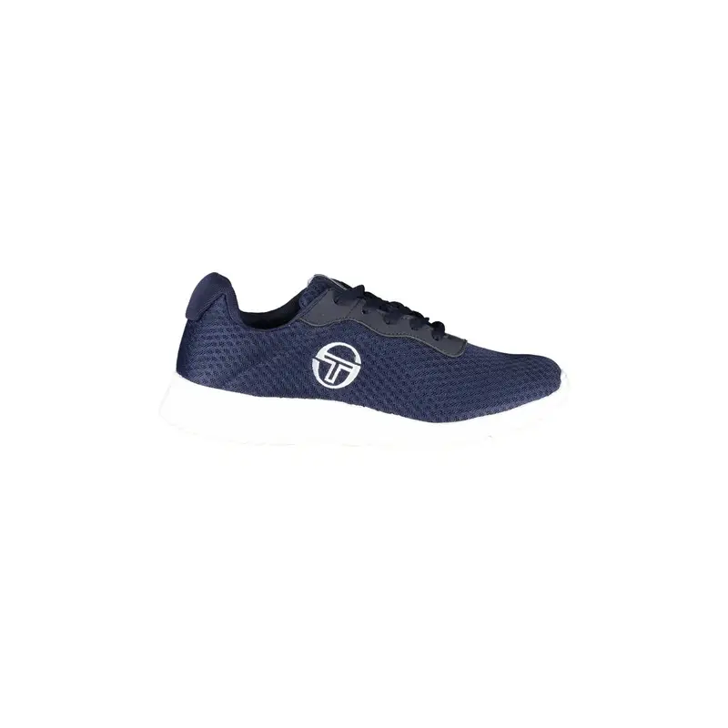 Sneakers Uomo Blu Ricamo