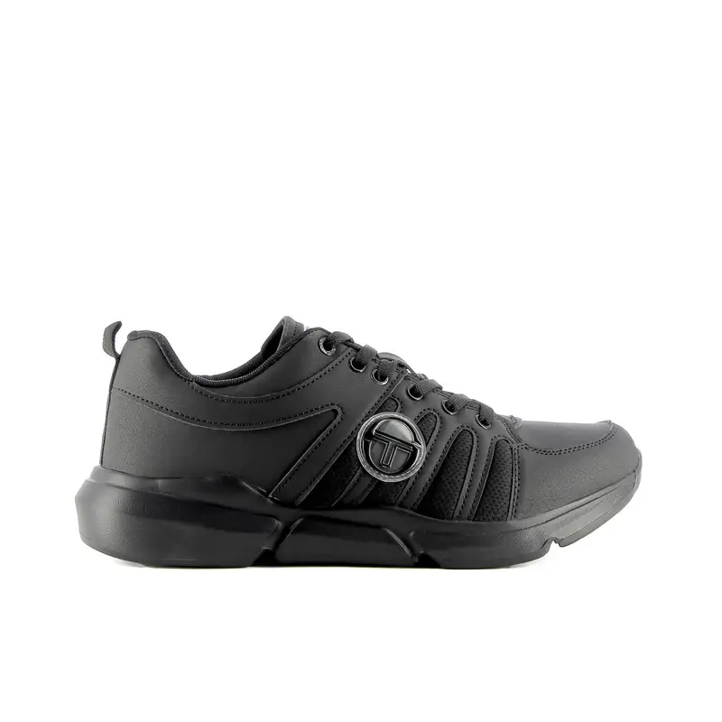 Sneakers uomo nere da palestra con logo