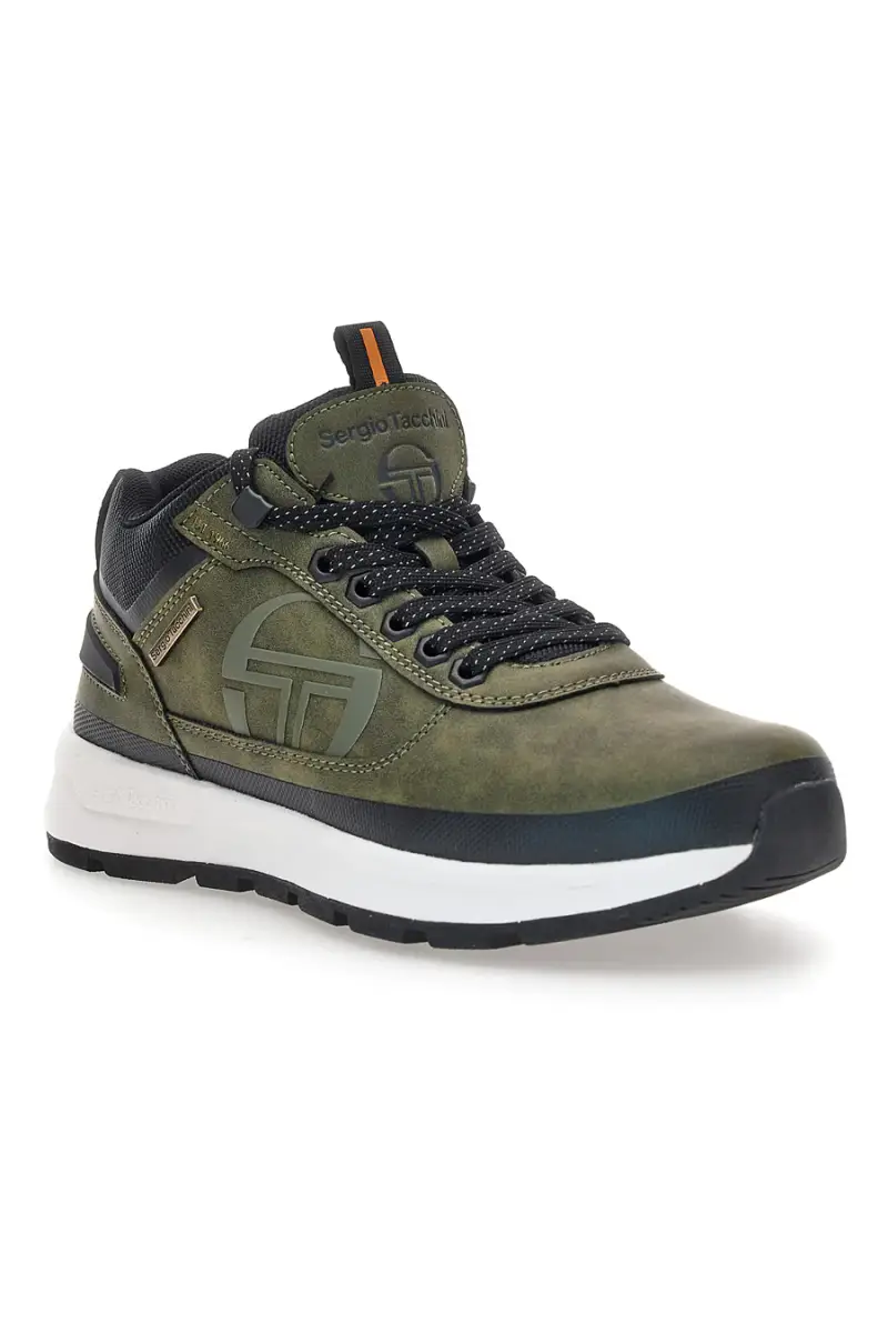 Sneakers verde militare con inserti a contrasto Sergio Tacchini STM421020 [KHAKI] miniatura 2