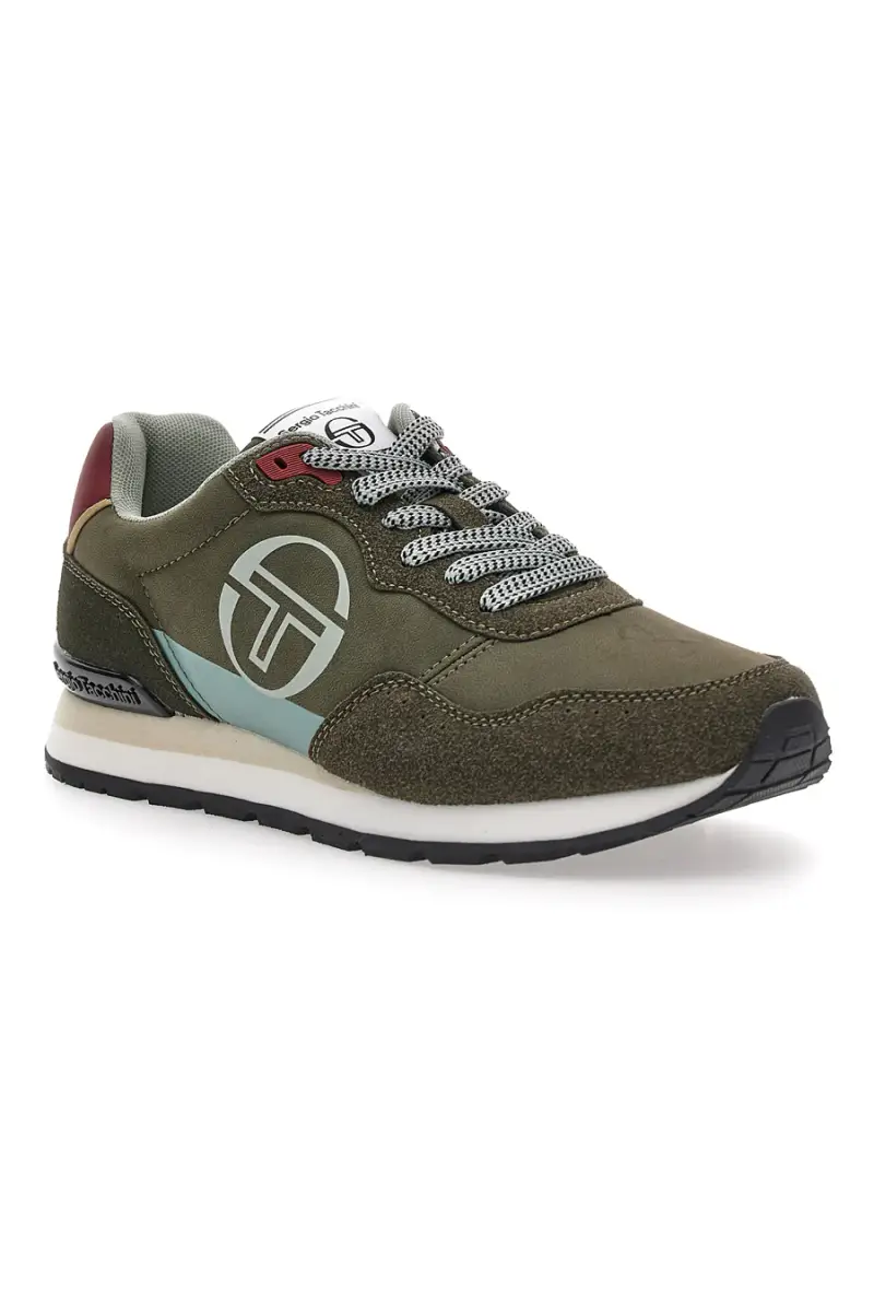 Sneakers verdi con logo laterale Sergio Tacchini STM523006 [VERDE] miniatura 2