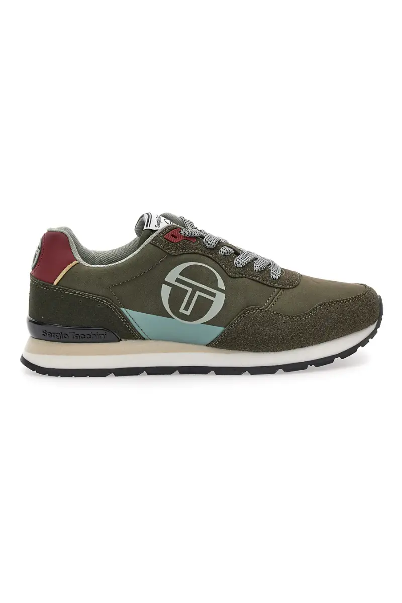Sneakers verdi con logo laterale Sergio Tacchini STM523006 [VERDE]