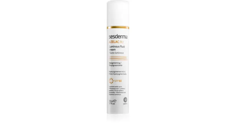 Emulsione illuminante SPF 50 Azelac RU (crema fluida luminosa) 50 ml