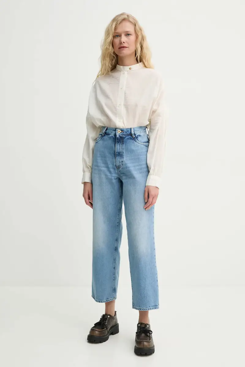 camicia donna colore beige 25210017 miniatura 2