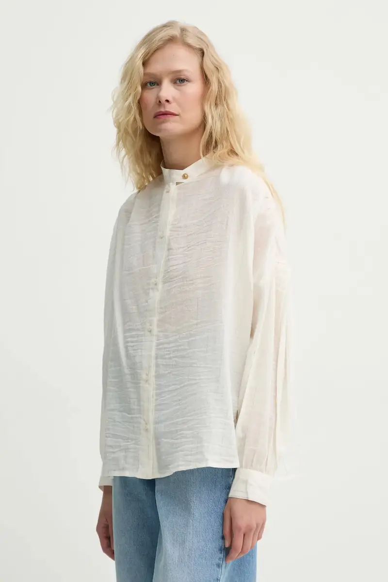 camicia donna colore beige 25210017