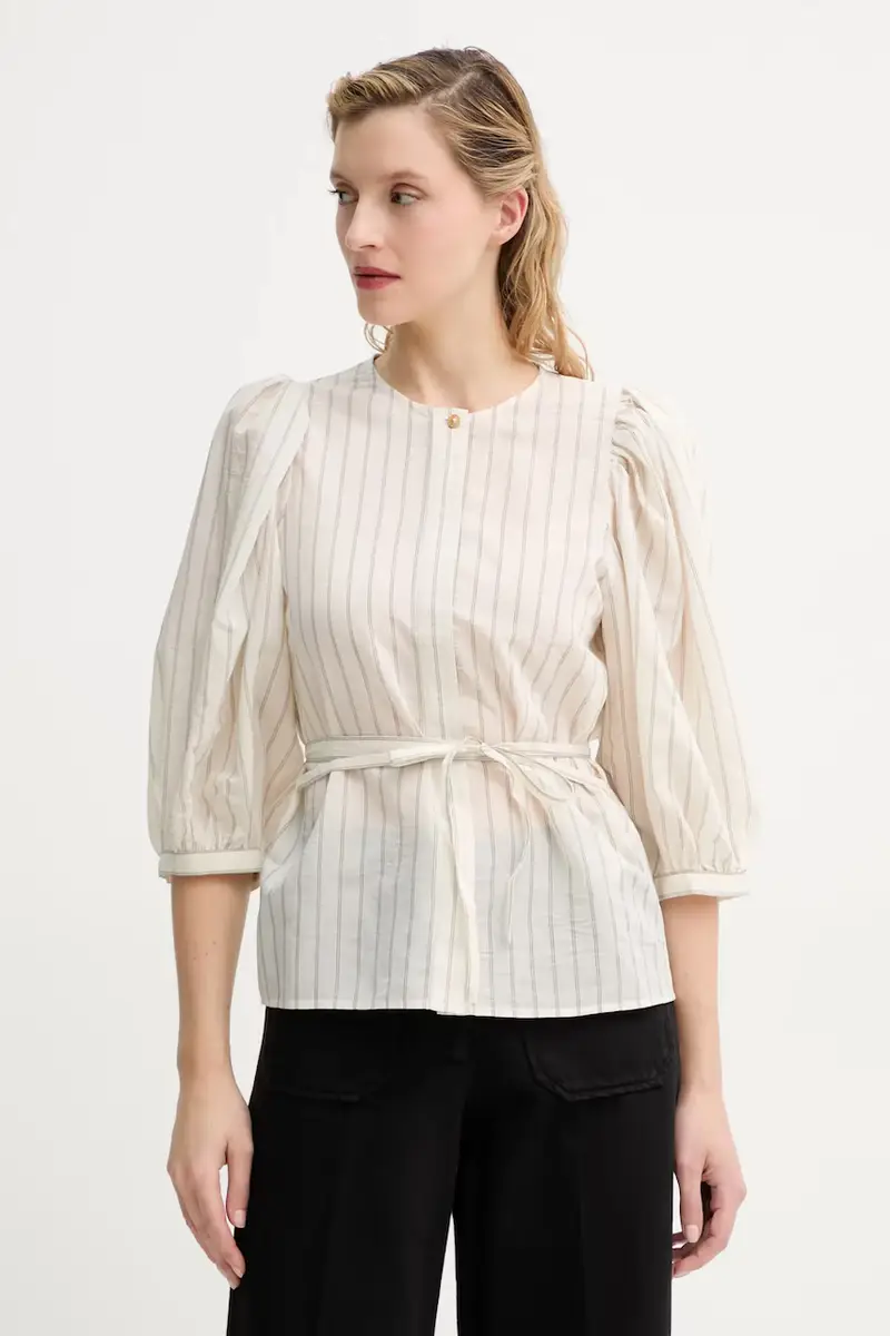 camicia donna colore beige 25210033