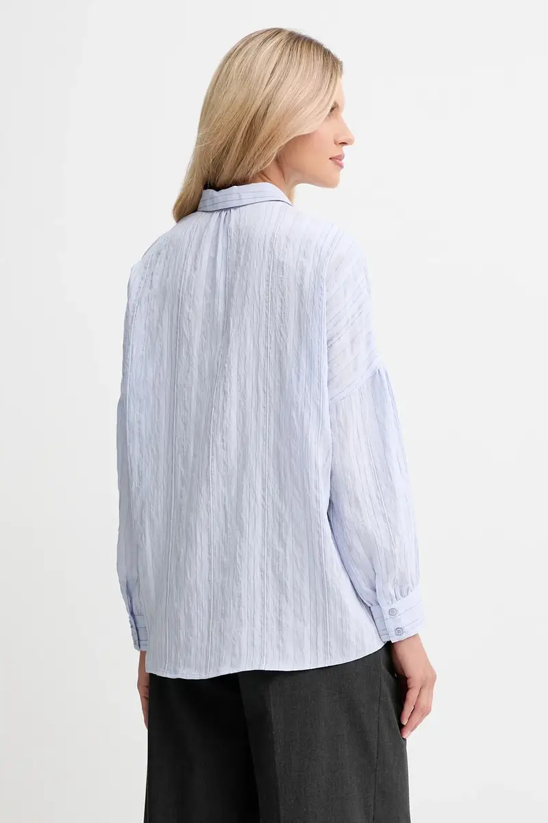 camicia donna colore blu 25110001 miniatura 3