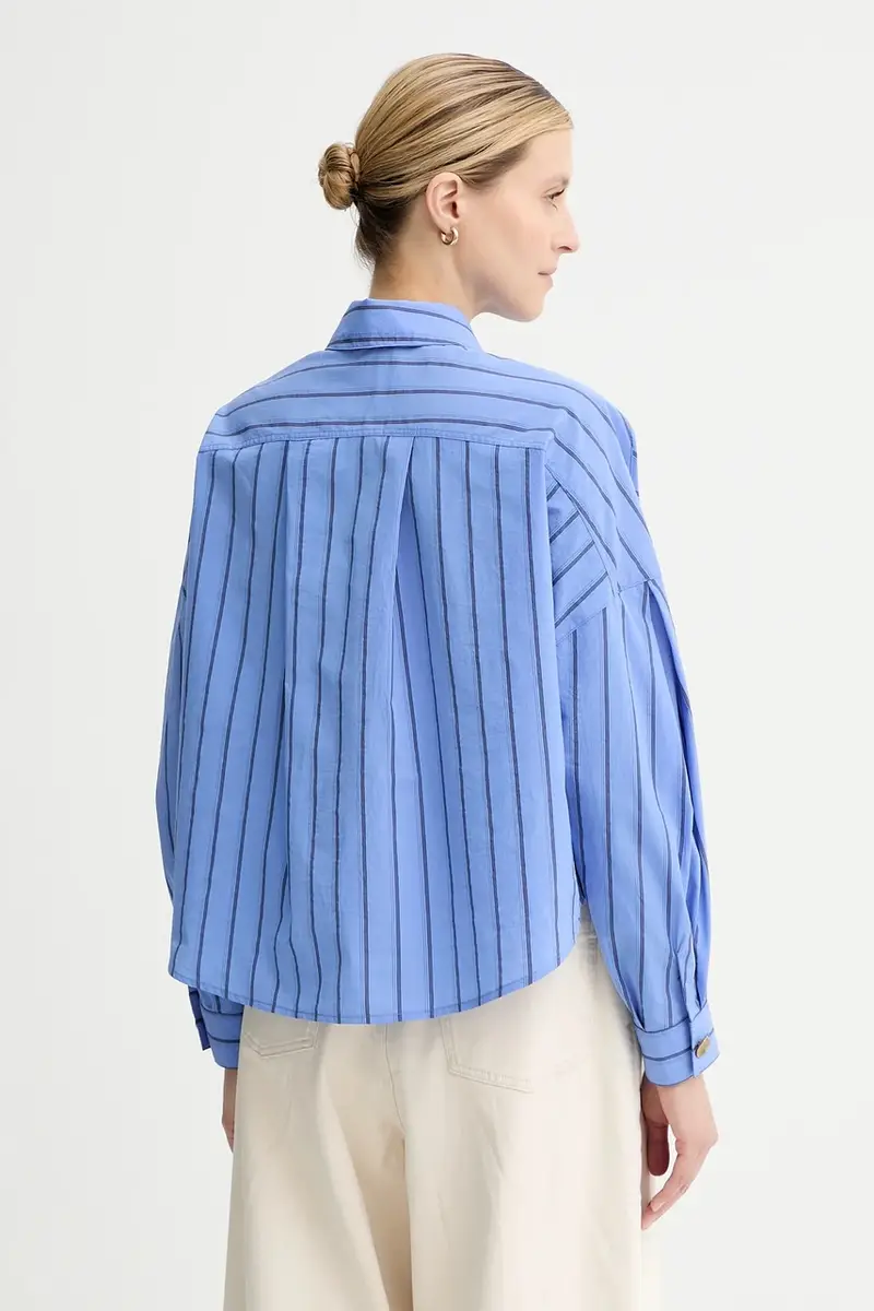 camicia donna colore blu 25110003 miniatura 3