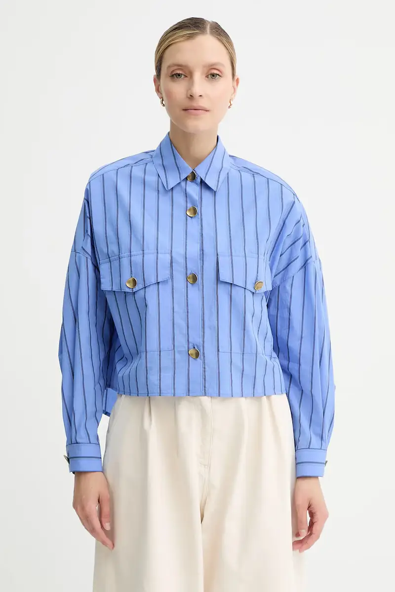 camicia donna colore blu 25110003