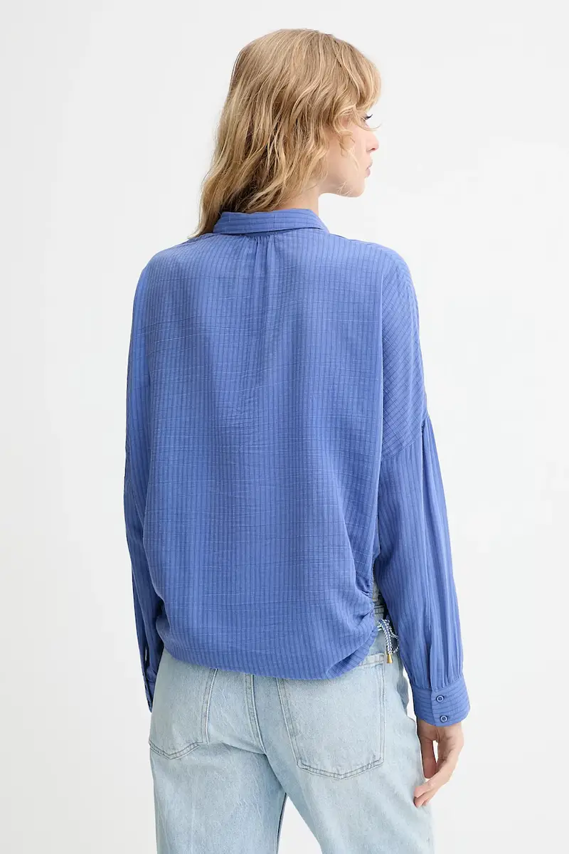 camicia donna colore blu 25110036 miniatura 3