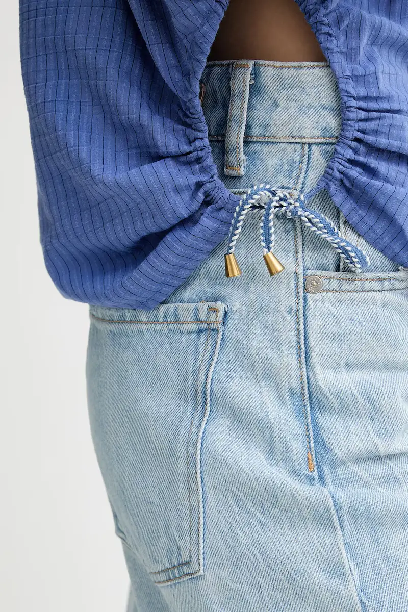 camicia donna colore blu 25110036 miniatura 5