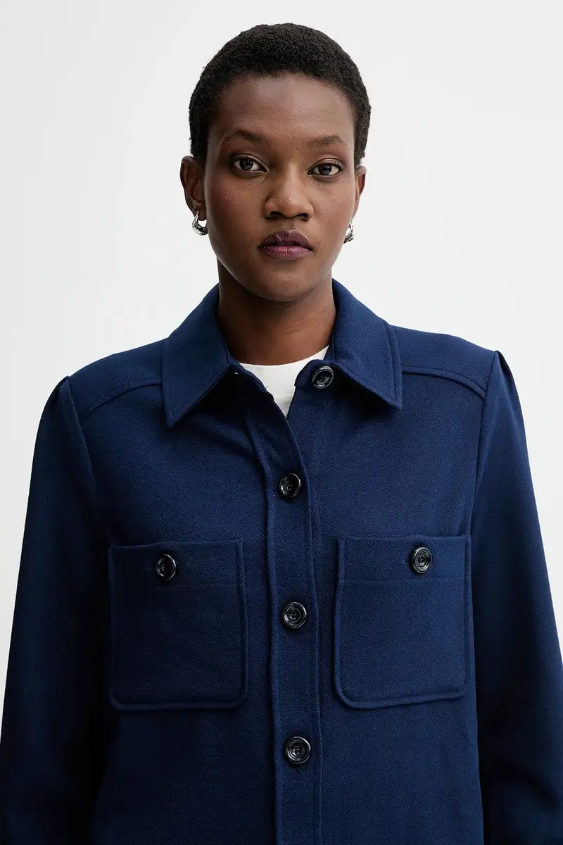 camicia donna colore blu navy 25110020 miniatura 4