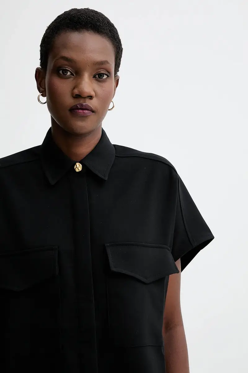 camicia donna colore nero 25110029 miniatura 4