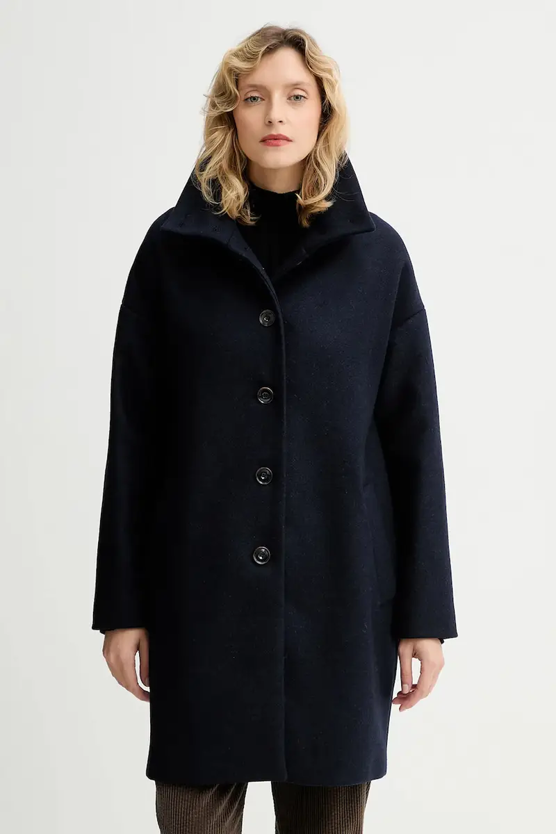 cappotto con lana colore blu navy 23112022