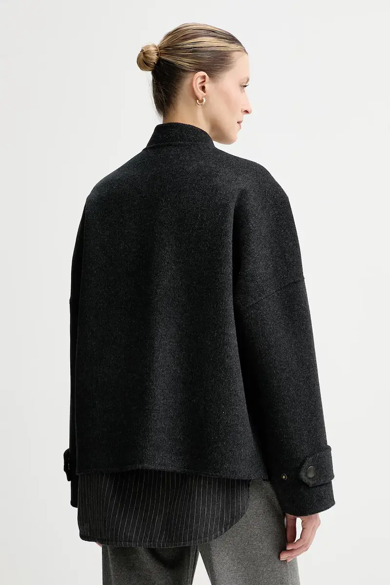 giacca con lana colore grigio 25112006 miniatura 3