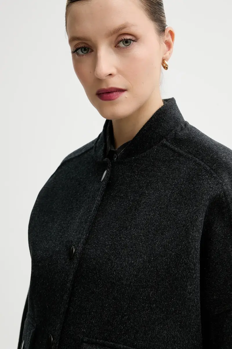 giacca con lana colore grigio 25112006 miniatura 4