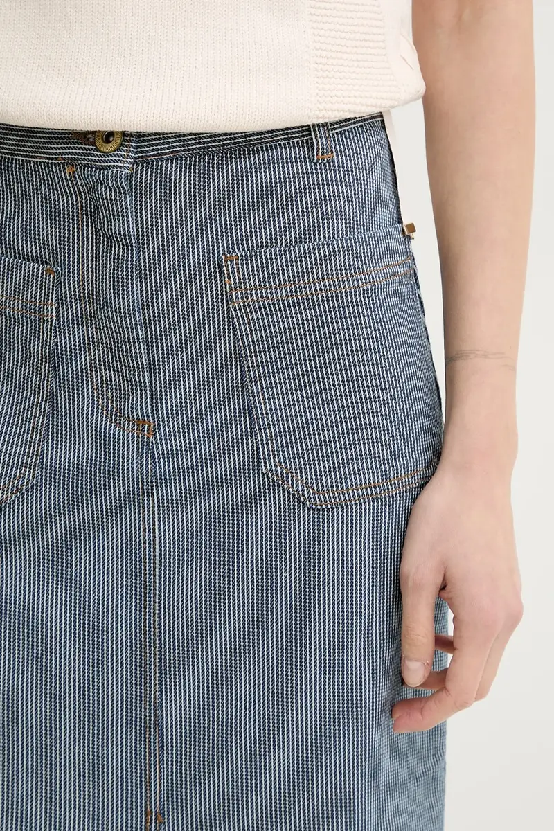 gonna colore blu navy 25206005 miniatura 4