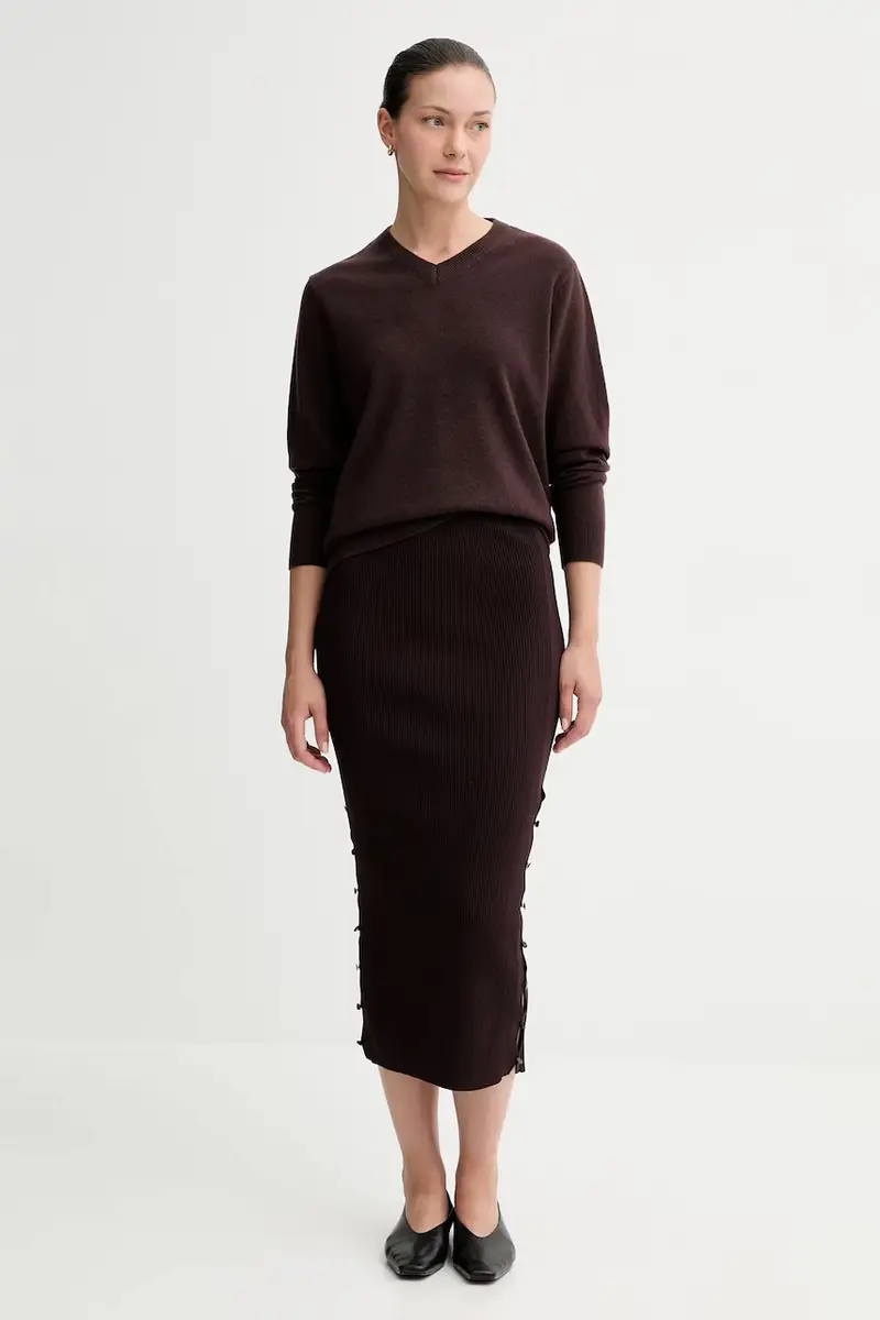 gonna colore marrone 25106008 miniatura 2