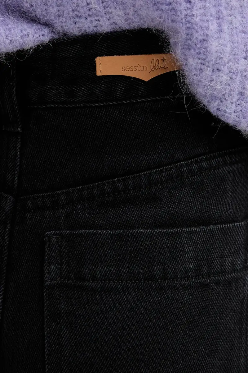 Sessun Jeans Donna Nero 3635779 miniatura 4