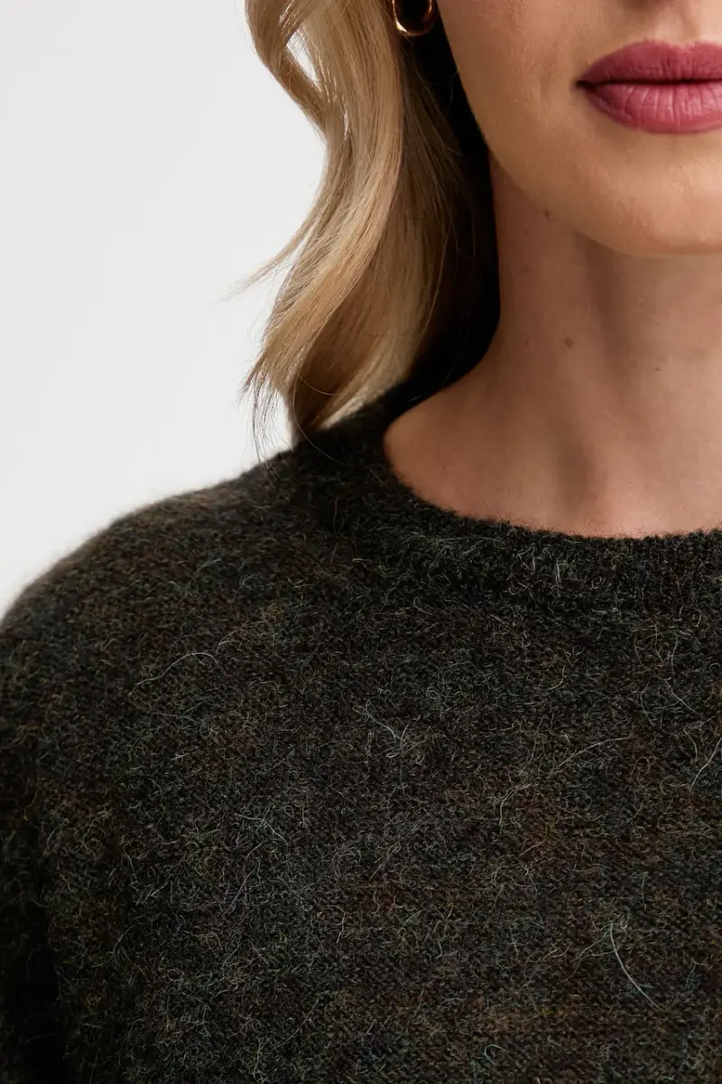 maglione con alpaca colore marrone 25109014 miniatura 5