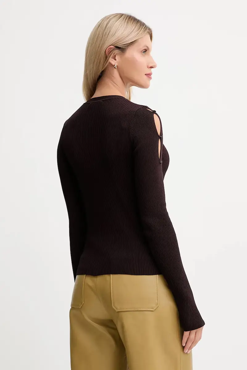 maglione donna colore marrone 25109028 miniatura 3