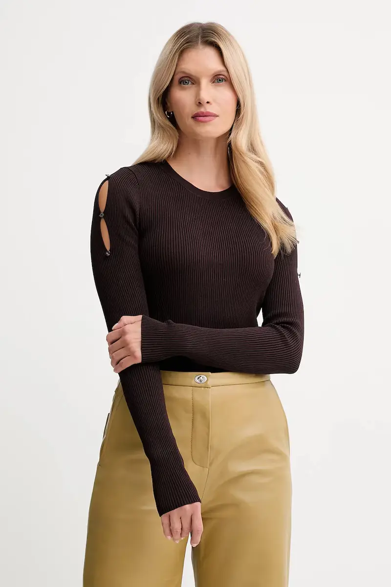 maglione donna colore marrone 25109028