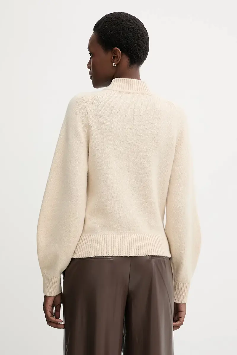 maglione in lana Beige miniatura 3