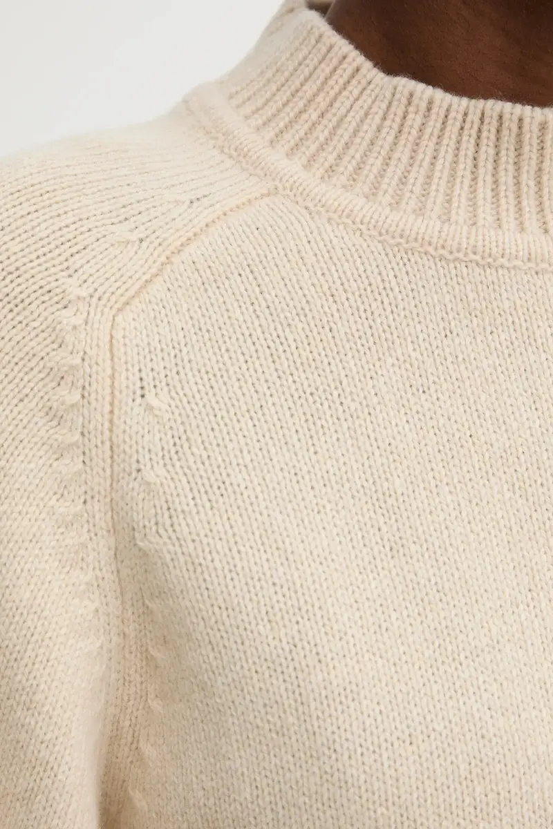 maglione in lana Beige miniatura 5