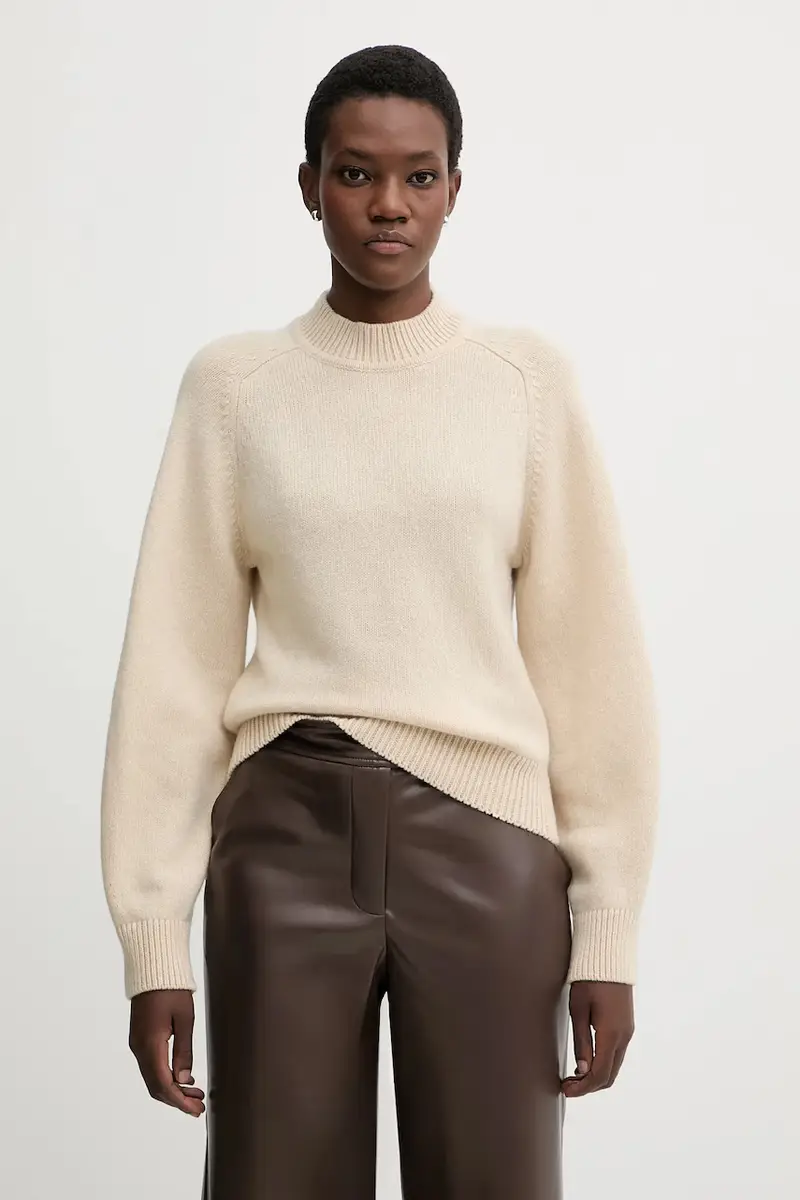 maglione in lana Beige