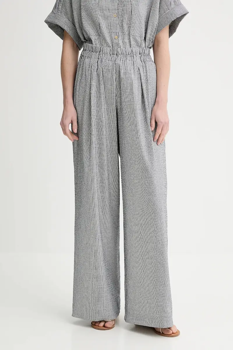 pantaloni donna colore blu navy 25207004