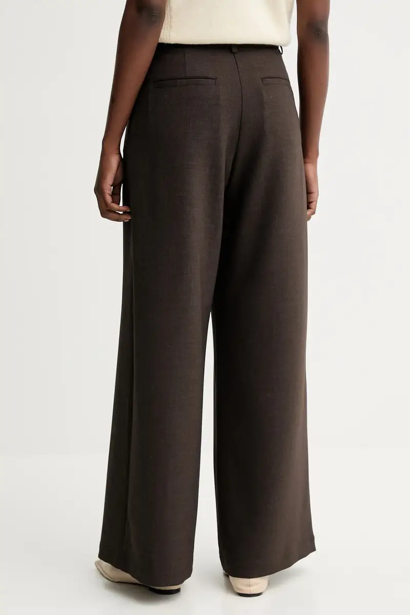 pantaloni donna colore marrone 24107024 miniatura 3