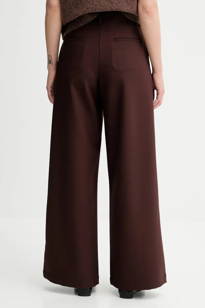 pantaloni donna colore marrone 25107000 miniatura 3