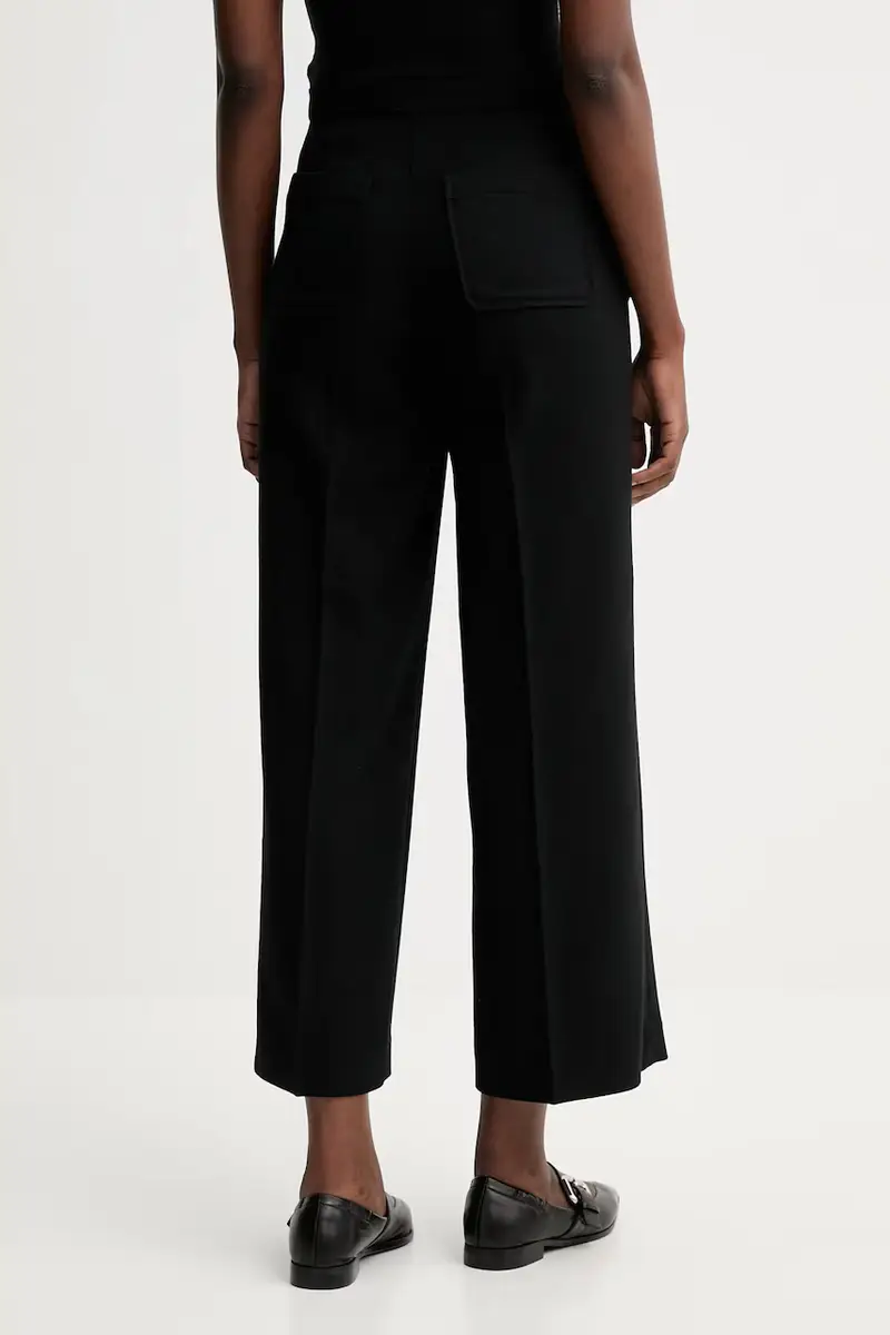 pantaloni donna colore nero 24107014 miniatura 3