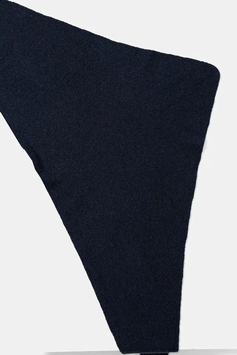 scialle con lana colore blu navy 25115005 miniatura 2