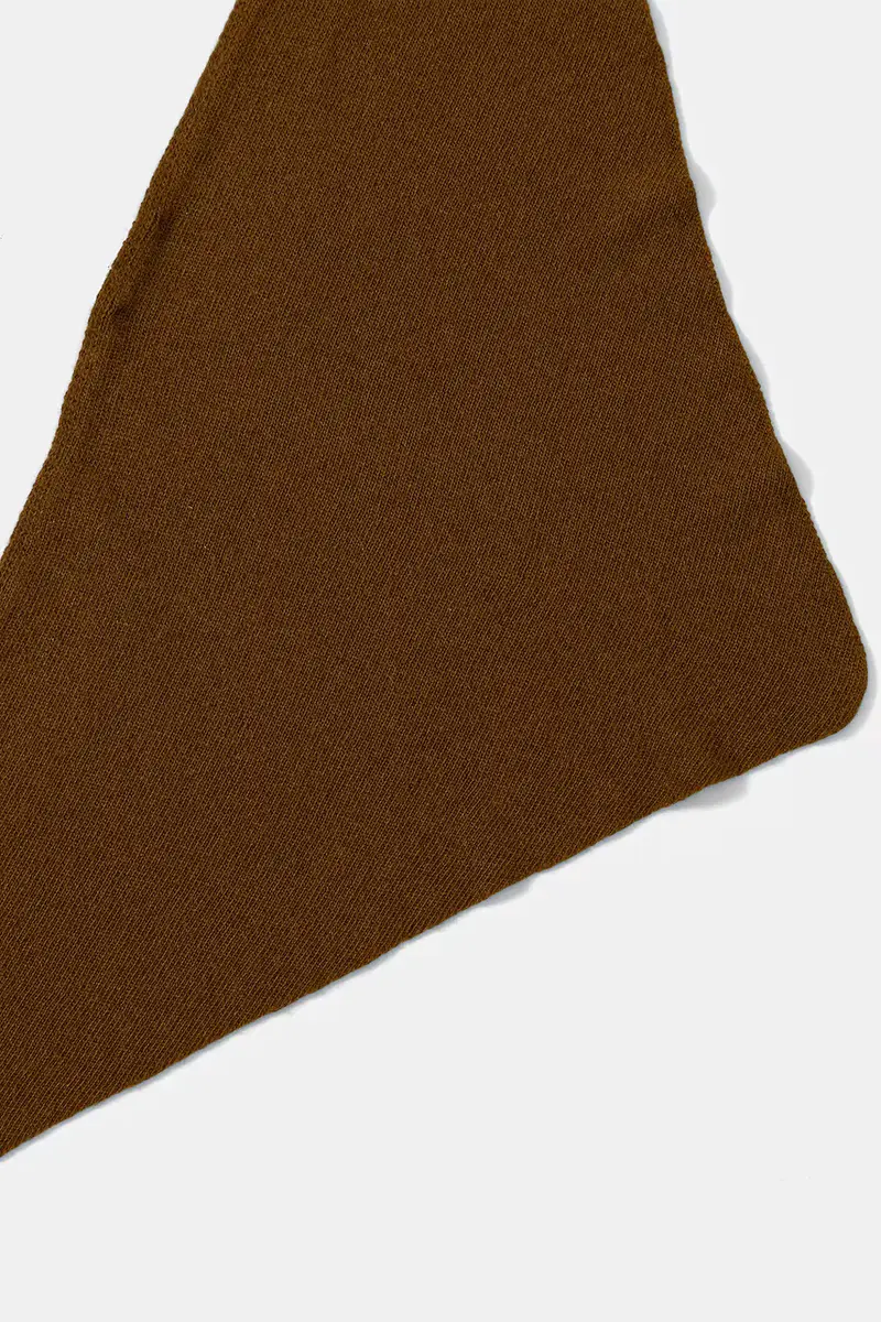 scialle con lana colore marrone 25115005 miniatura 2