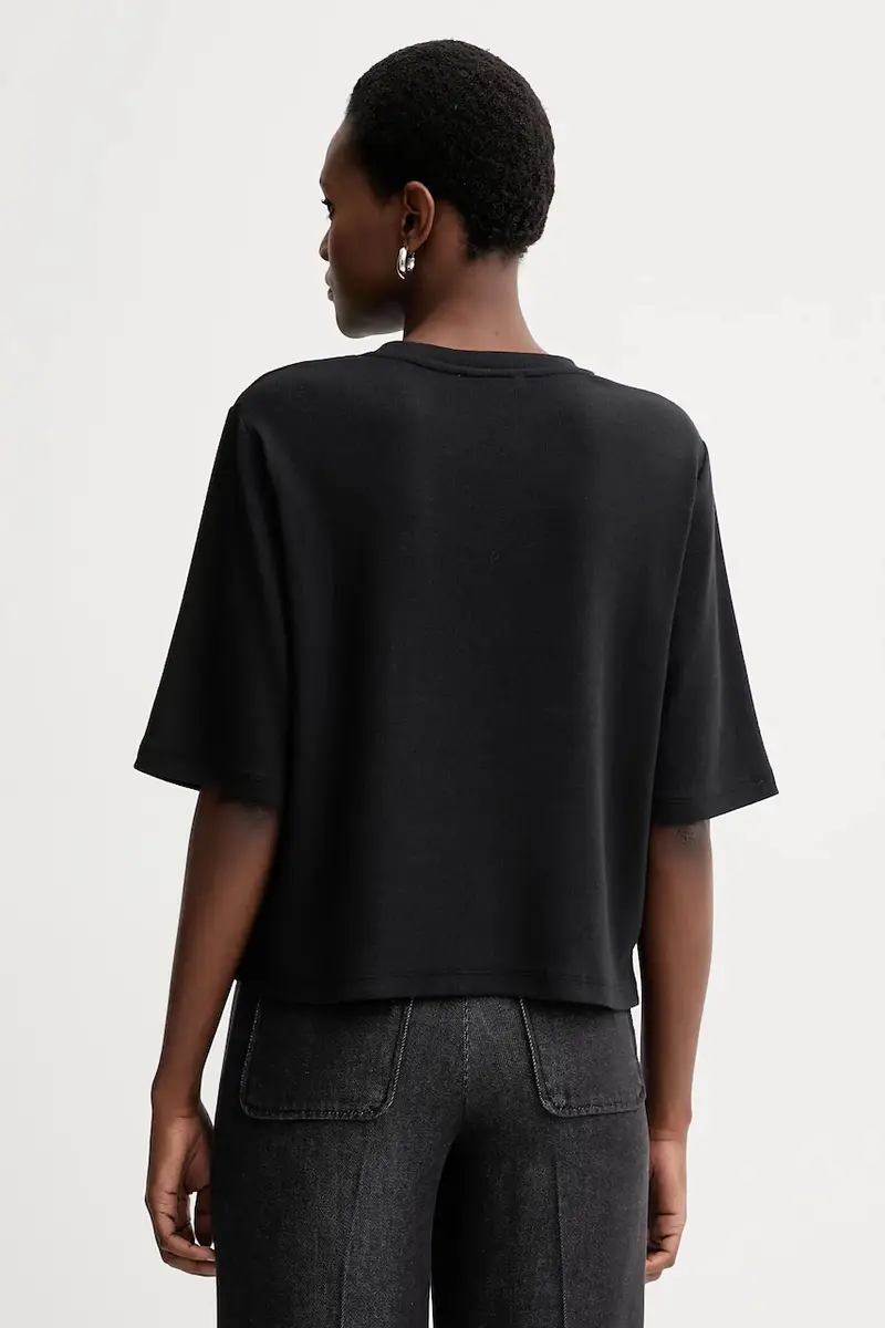 Sessun T-shirt Donna Nero 3642044 miniatura 3