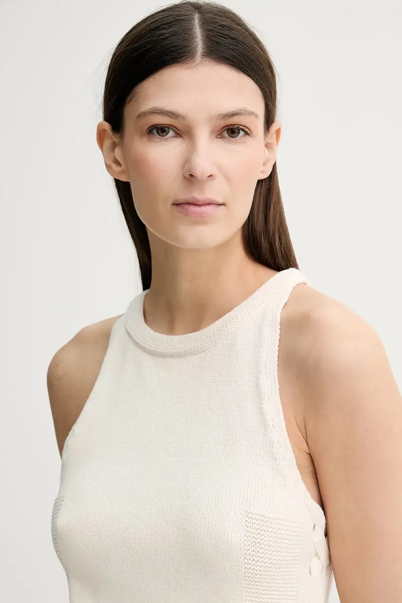 Sessun Top Donna Beige 3122833 miniatura 4