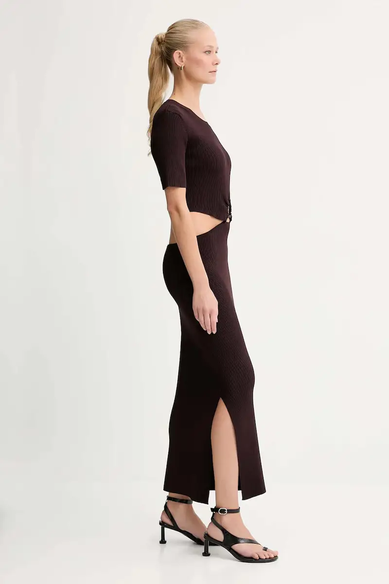 vestito colore marrone 25105019 miniatura 2