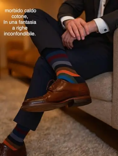 Lucchetti Socks Milano Calze Uomo 3090312 miniatura 2