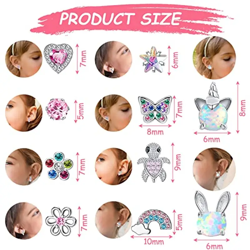 DGUSO Orecchini Donna Rosa 1278342 miniatura 2