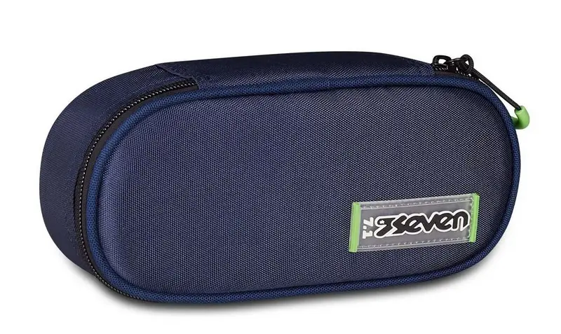 Astuccio scuola Seven Round Plus Freethink Blu