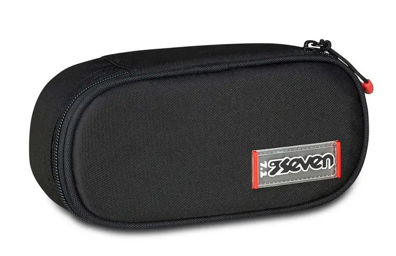 Astuccio scuola Seven Round Plus Freethink Nero