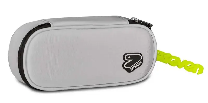 Astuccio scuola Seven Round Plus Tech Mineral Gray