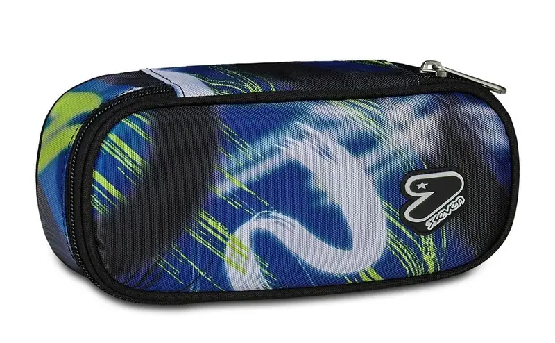 Astuccio scuola Seven Round Plus The Double Blue Deep