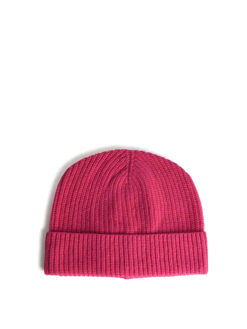 Berretto di lana fucsia Multicolore