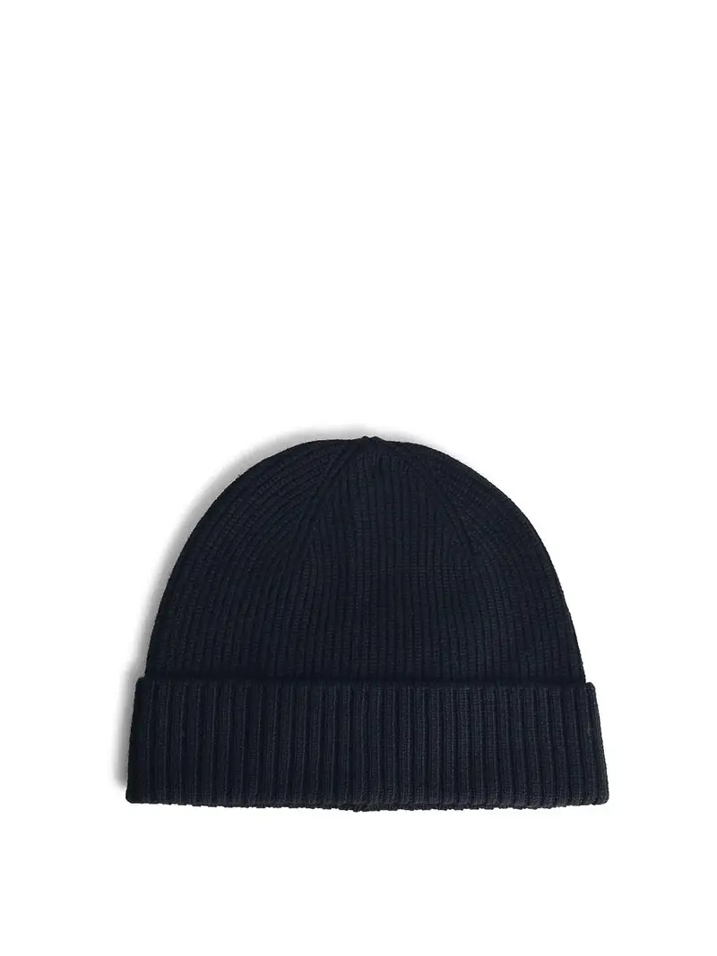 Berretto di lana nero