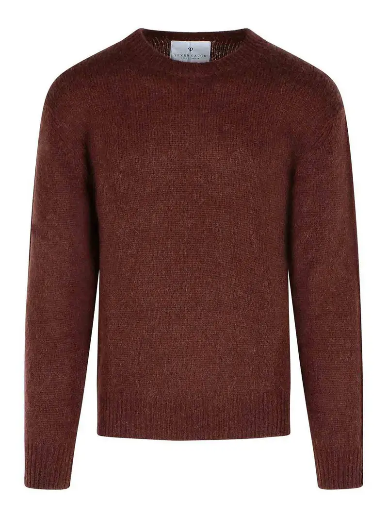 Magione di miscela alpaca marrone